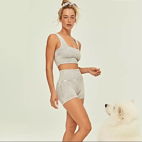 FREE PEOPLE Good Karma Running Shorts XS/S - Picture 8 of 10